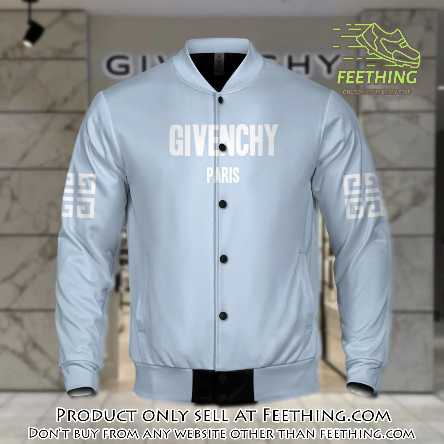 Luxury givenchy varsity premium baseball jacket bjv1055 ft5252098